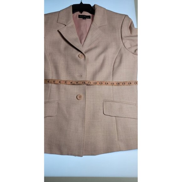 Pink Blazer Size 14 Eva Picone with Front Pockets - Picture 10 of 12